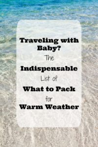 Planning to travel with a baby? Here's an indispensable list for what to pack - all the essentials plus some!